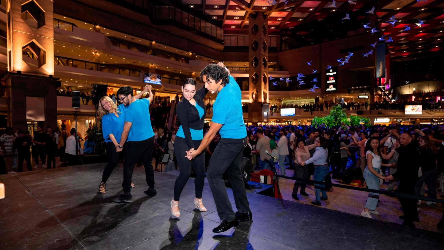 San Tropez dance school performance on stage